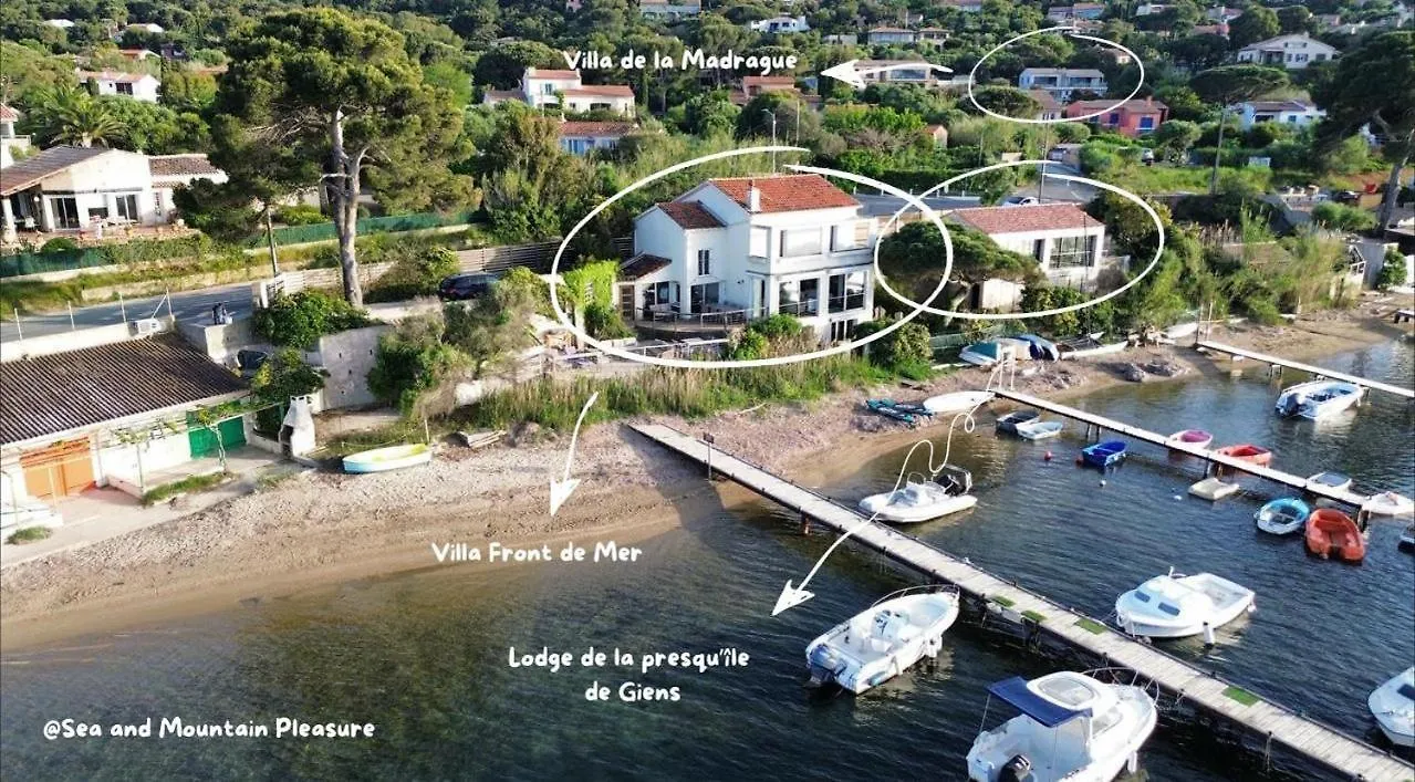 Villa Front De Mer Acces Plage Presqu'Ile De Giens-Sea And Mountain Pleasure Hyeres 0*,